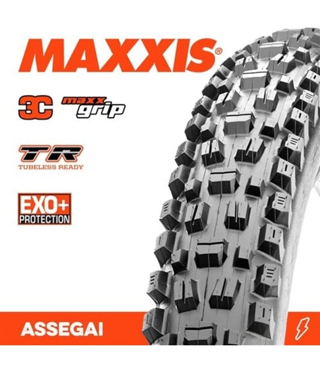 Maxxis Assegai EXO+ 3C MaxxGrip TR 29 x 2.5WT - Cyclery Northside
