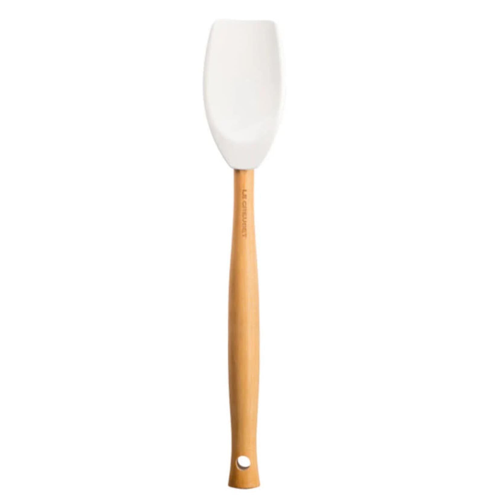 Le Creuset Craft Series Spatula Spoon - White, 11 3/8" x 2 1/8" | Le ...