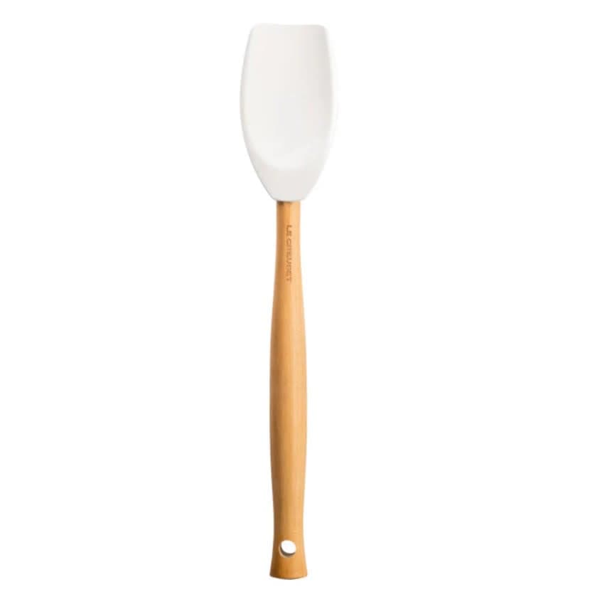 Le Creuset Craft Series Spatula Spoon - White, 11 3/8" x 2 1/8" | Le ...