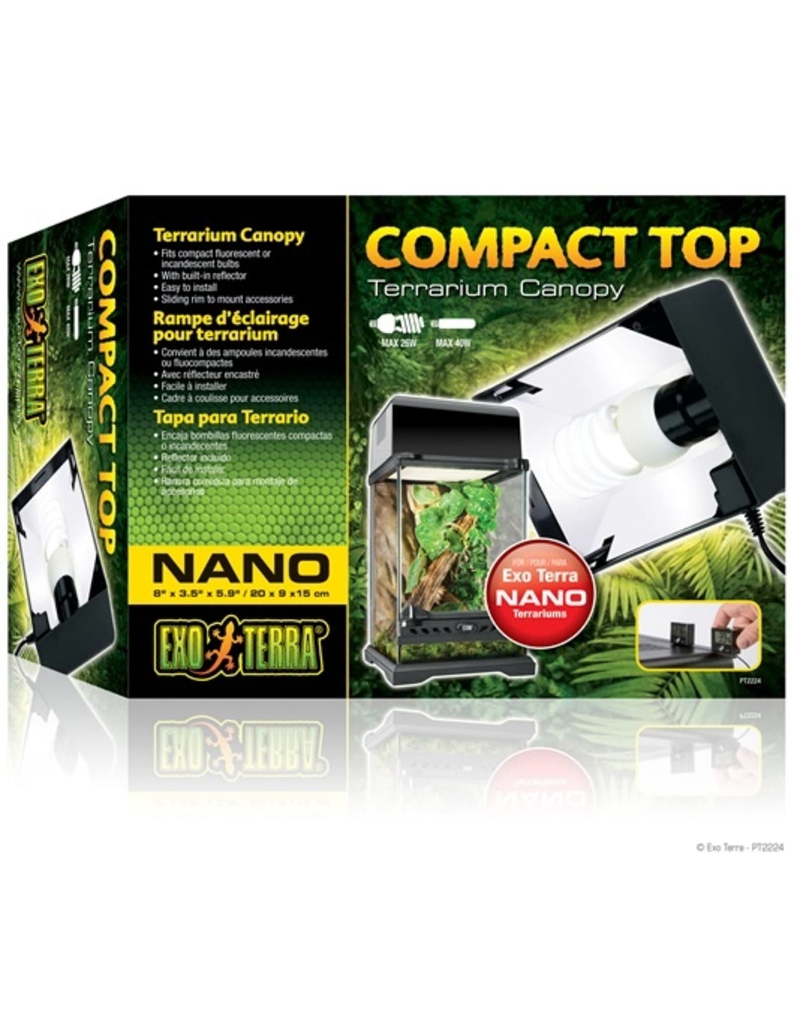EXO TERRA Compact Top Canopy - Roger's Aquatics & Pet Supplies