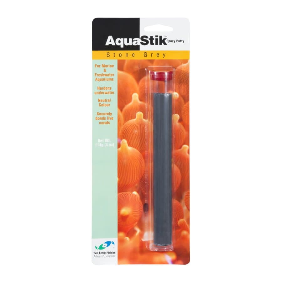 TWO LITTLE FISHIES AQUASTIK 4 OZ GREY - The Hidden Reef, Inc