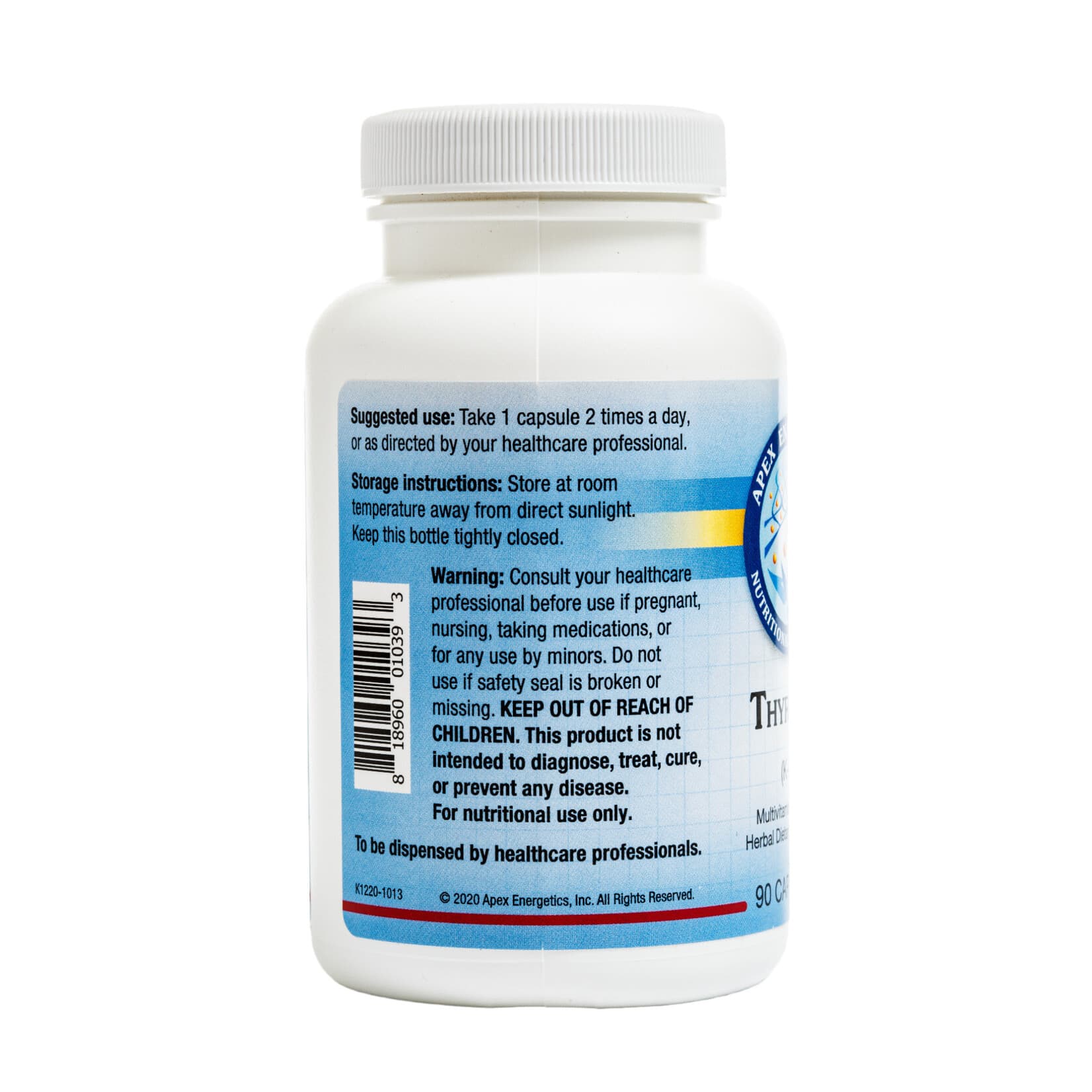 Thyroxal K-12 90c Apex Energetics - Arcana Empothecary