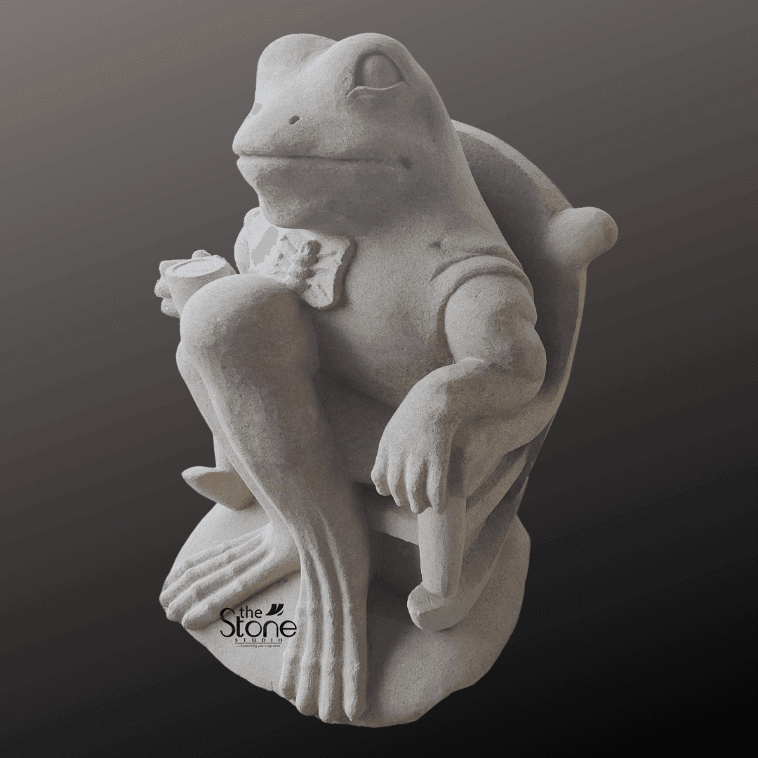 Frog Garden Decor 3ft: Buy Best Stone Decor - The Stone Studio