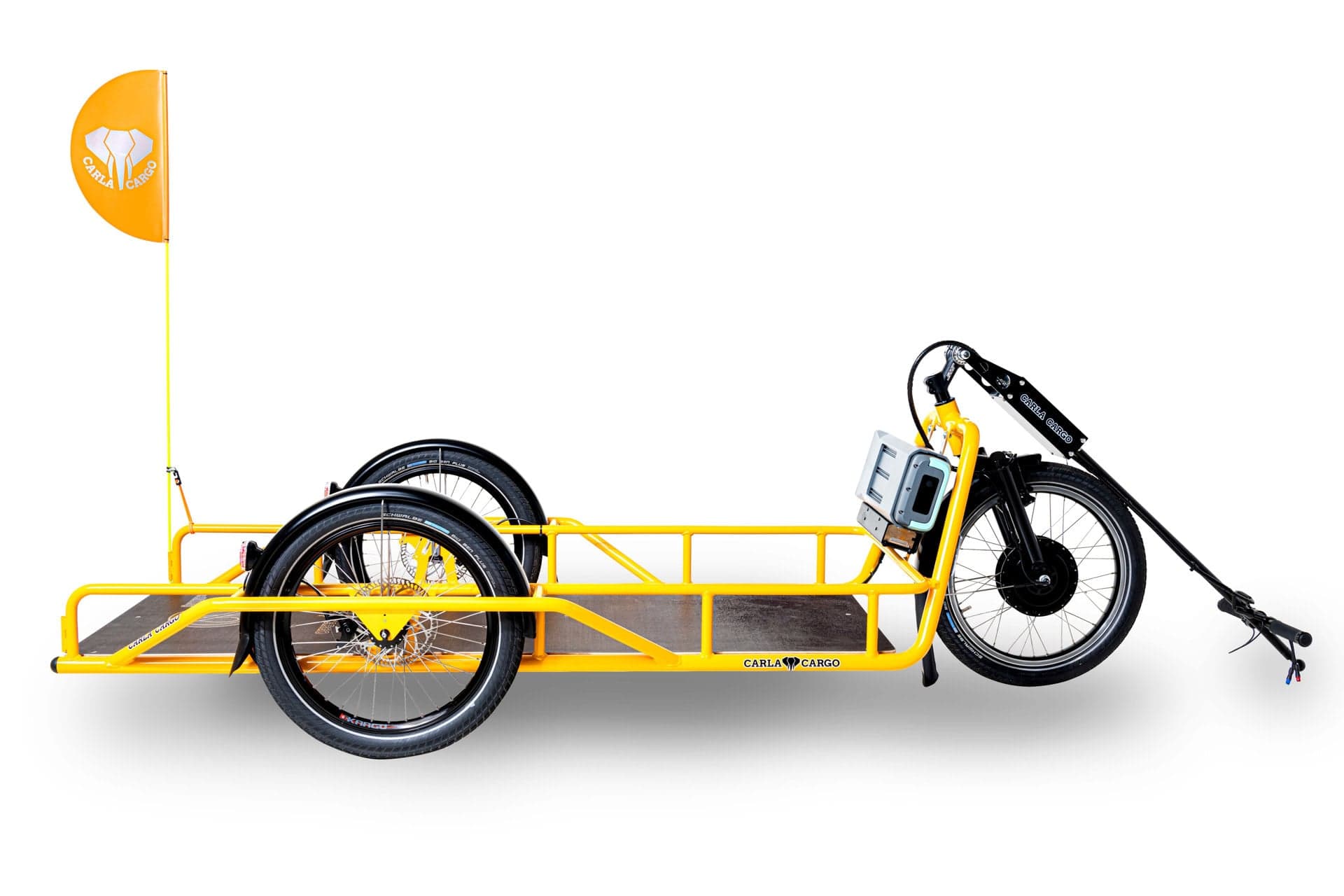 eCarla Cargo 200kg Pay Load Cargo Trailer Electric 48v AES - Manchester ...