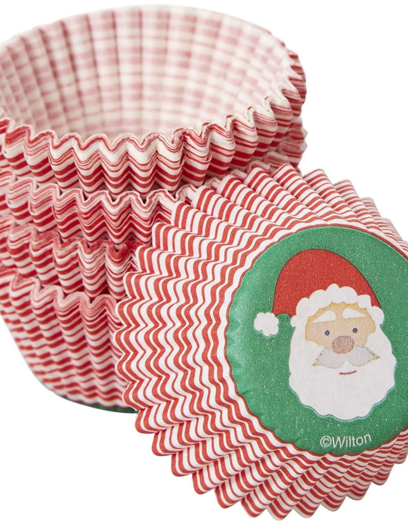 Wilton Mini Baking Cups Santa Claus pk/100 - Fun with Cakes