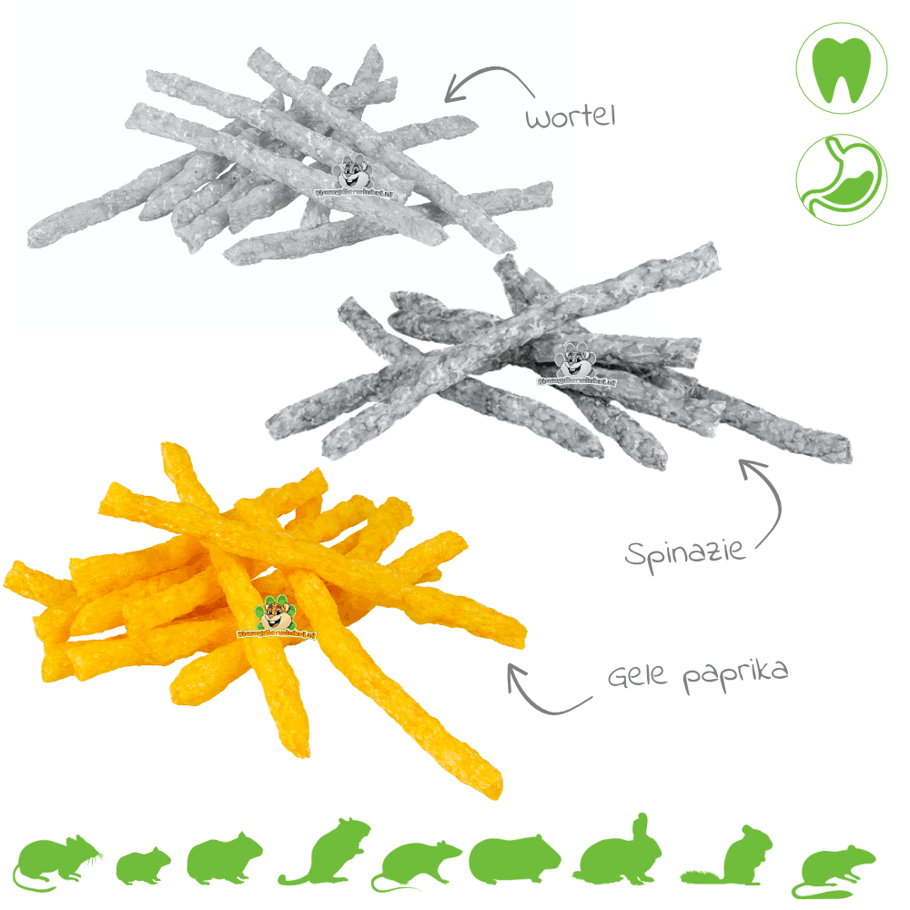 Nibble sticks Yellow bell pepper, Spinach and Carrot | DRD ...