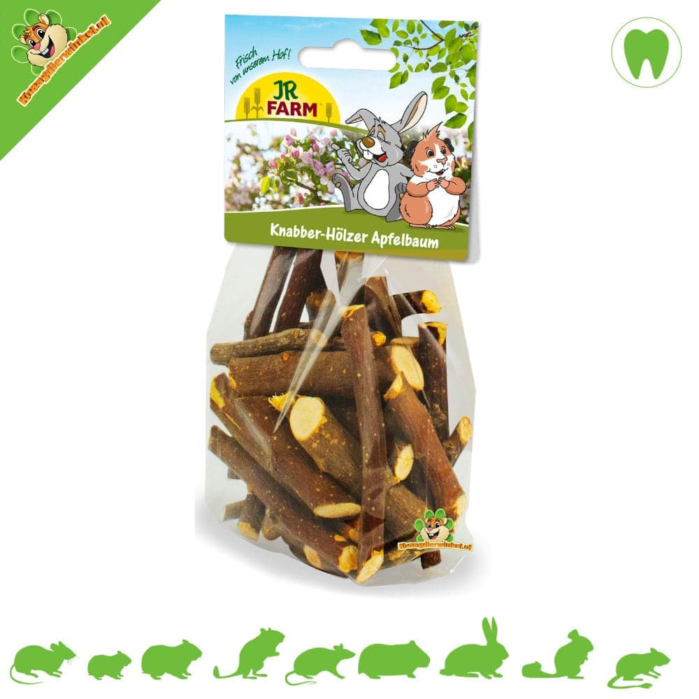 JR Farm Nibble Wood Apple Tree | DRD Knaagdierwinkel® Rodentshop