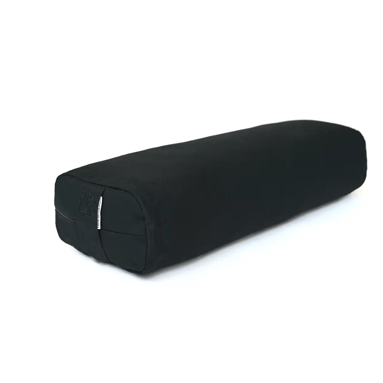 Love Generation Rectangular Yoga Bolster - Black - Yogashop