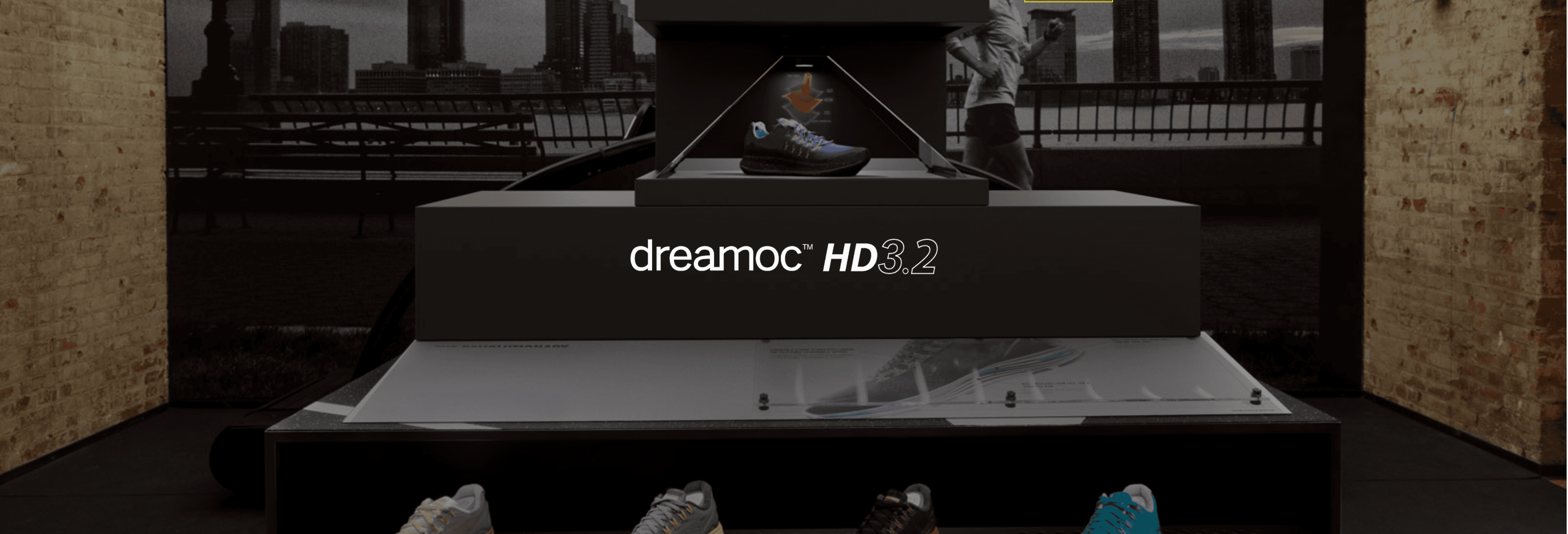 RealFiction Dreamoc HD3.2 - 23" 3D Holographic Display - Mobile Advance