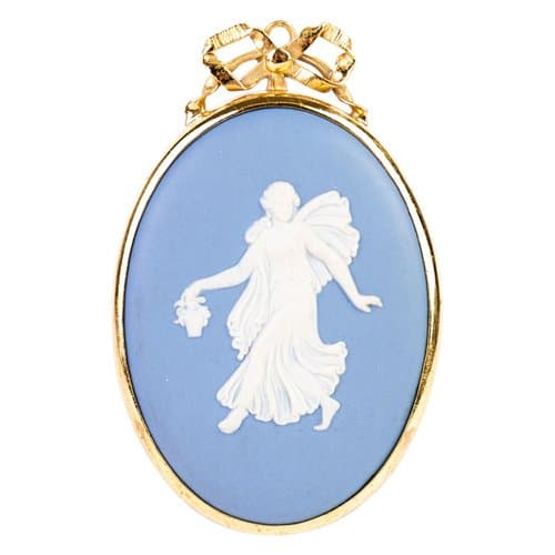 Wedgwood Jasperware Dancing Hours Portrait Plaq…