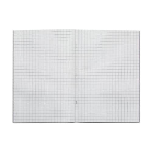RHINO A4 Exercise Book 80 Pages / 40 Leaf Purple 10mm Squared