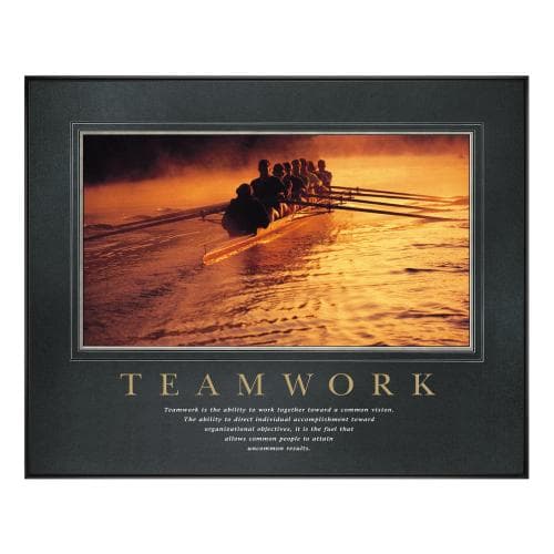 Teamwork Motivational Poster - Office Decor