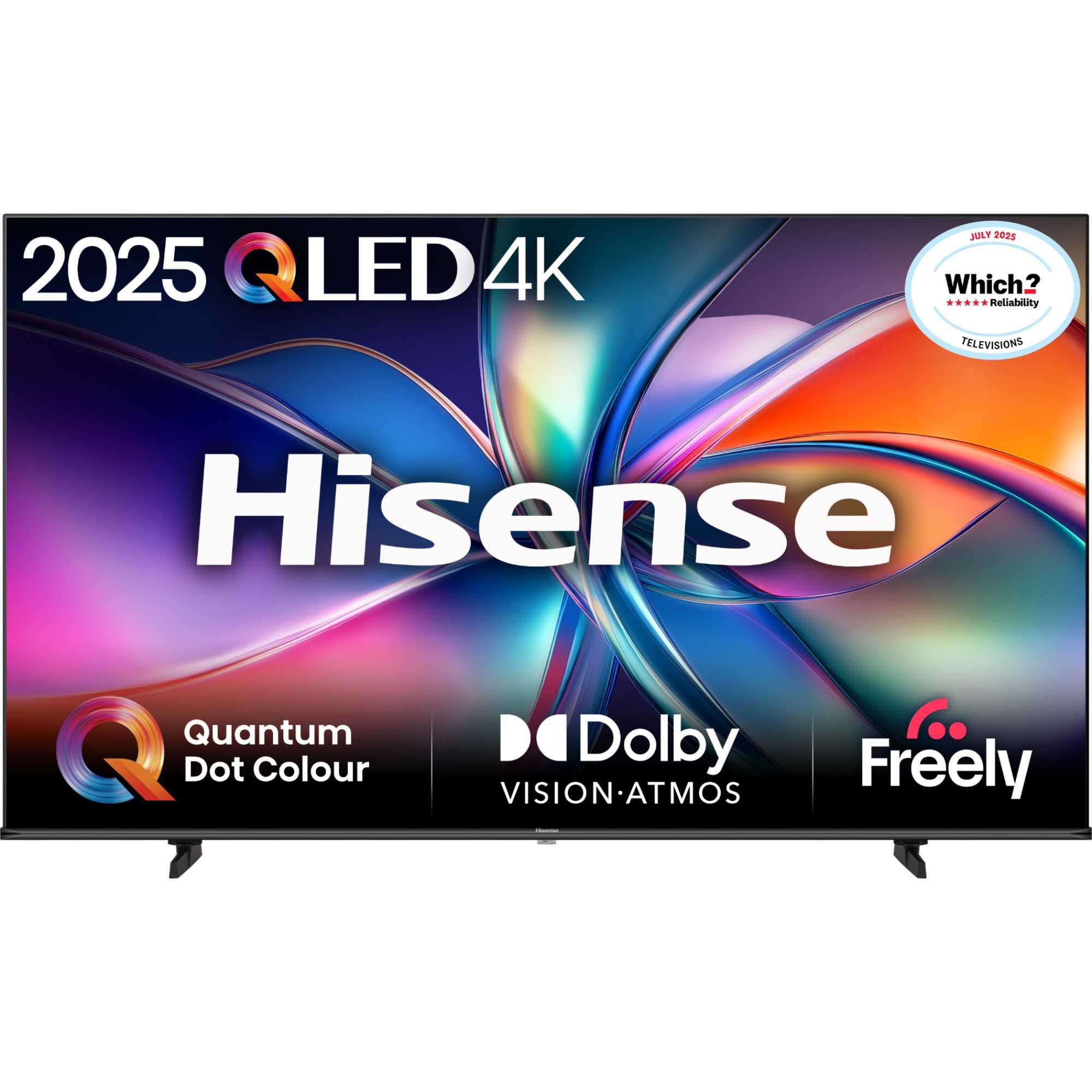 Hisense E7QTUK 43" 4K Ultra HD QLED Freely Smart TV - 43E7QTUK | Hughes