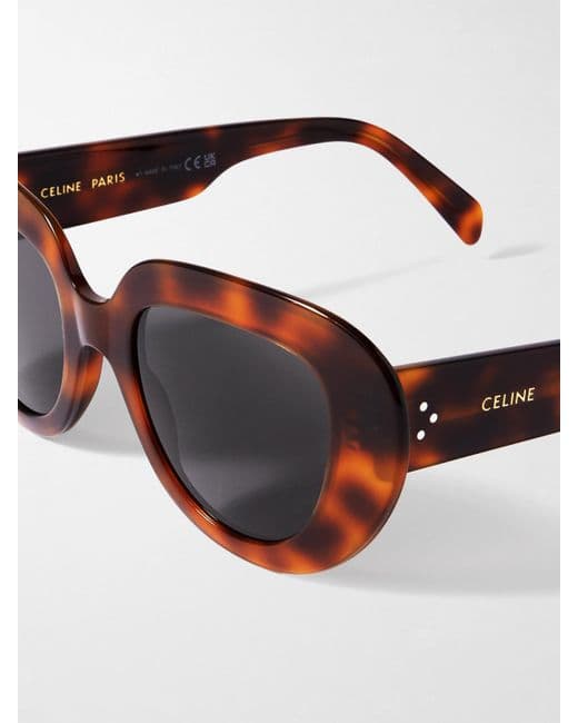 Celine Oversized Butterfly-Frame Acetate Sunglasses | Lyst