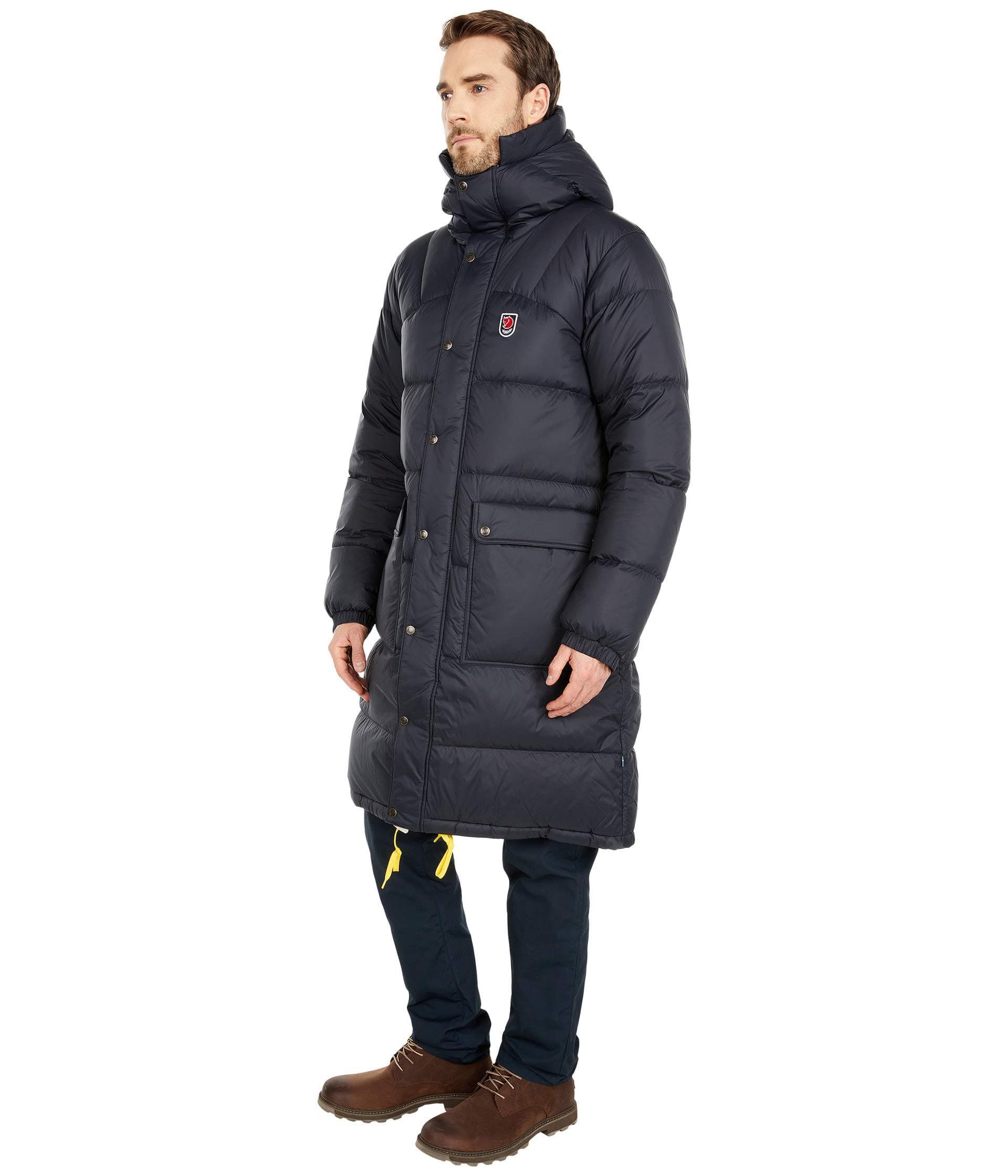 Fjallraven Expedition Long Down Parka in Black for Men - Lyst