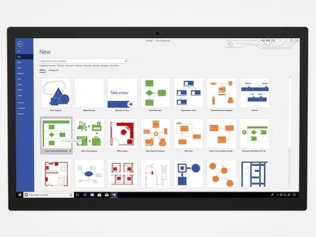 Microsoft Visio 2021 Professional: Lifetime License for Windows ...