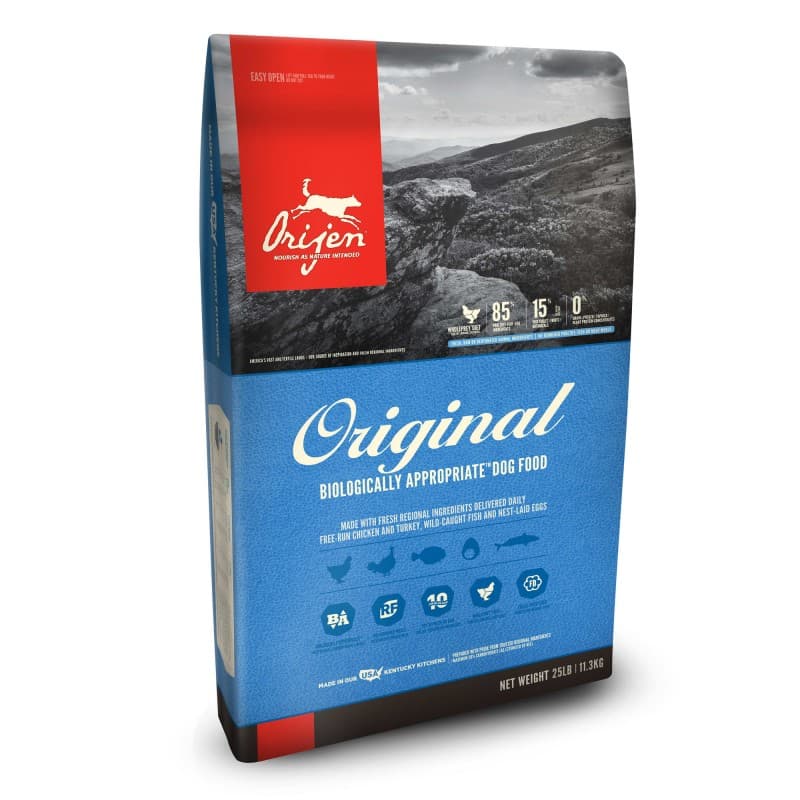Orijen Original dog food, 25 lb. Shop of Food for pets!
