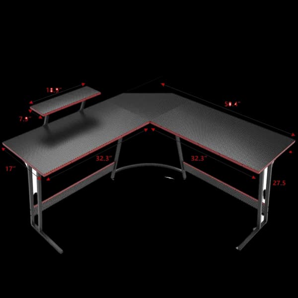 HOMALL Gaming Computer Desk L …