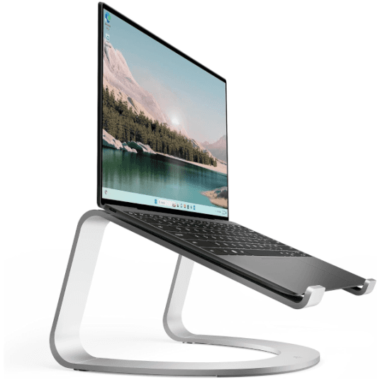 Twelve South Curve SE ergonomic aluminum laptop stand for $20 - Clark Deals