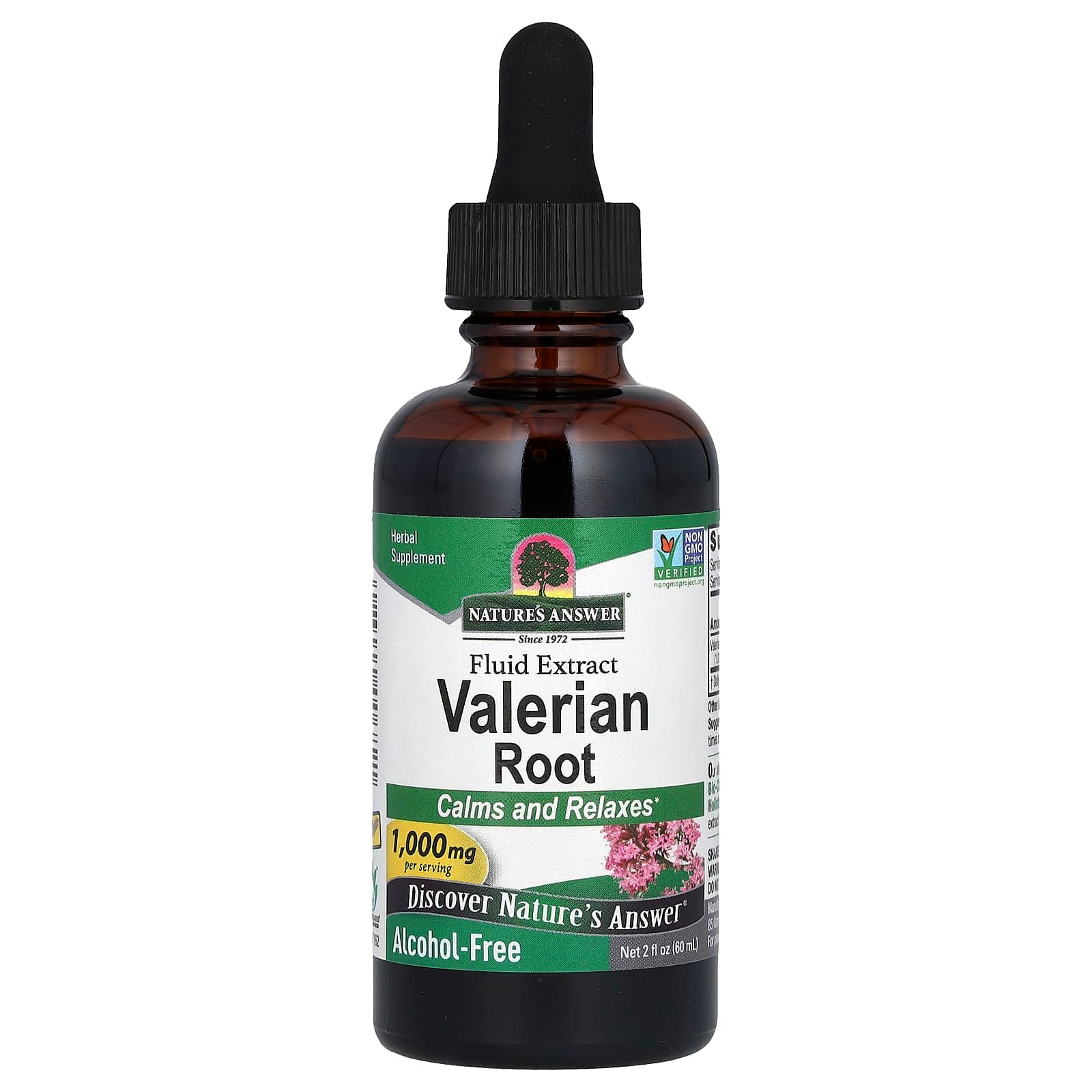 Nature's Answer, Valerian Root Fluid Extract, Alcohol-Free, 1,000 mg, 2 ...