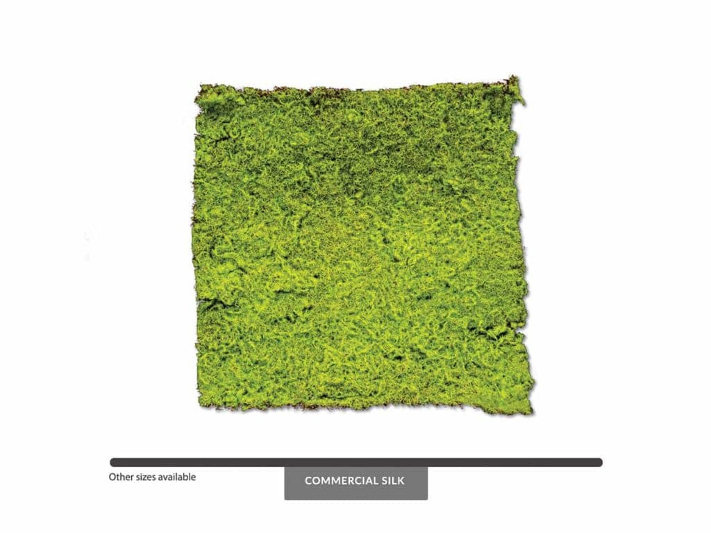 Artificial Moss Sheets - Fake Light Green Moss Sheet | Commercial Silk
