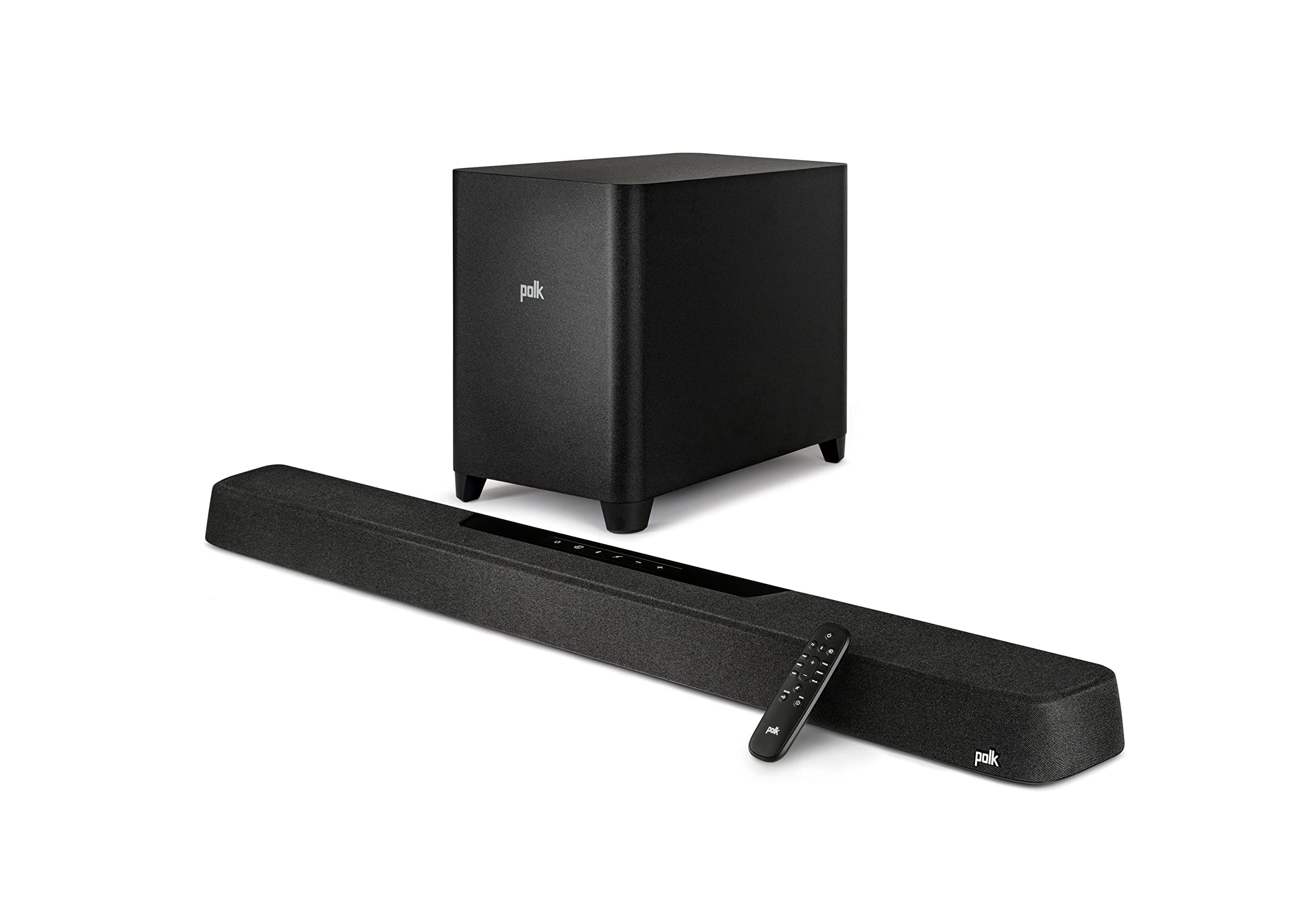 Polk Audio MagniFi MAX AX Flagship 5.1.2 Dolby Atmos & DTS:X Soundbar ...