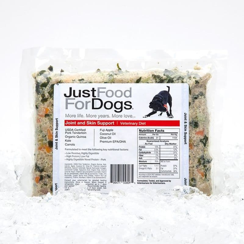 Just Food For Dogs Joint And Skin Support Veterinary Diet Dog Food (72 ...