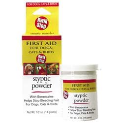 Kwik Stop Styptic Powder with Benzocaine