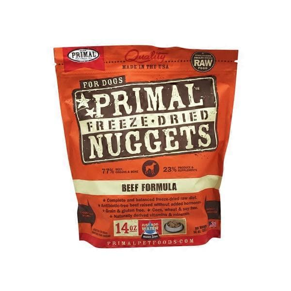 Primal Pet Foods Freeze Dried Beef Nuggets for Dogs (14 oz) - Instacart