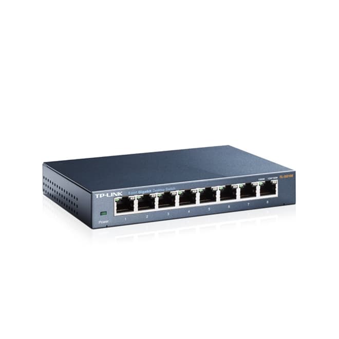 Switch TP-Link TL-SG108 Gigabit 8 portas 10/100/1000Mbps
