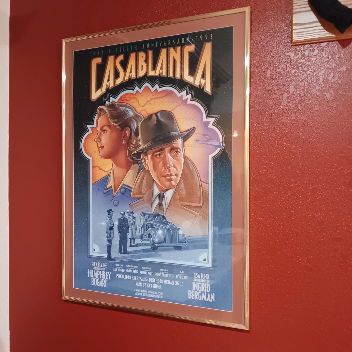 CASABLANCA FRAMED MOVIE POSTER | EstateSales.org