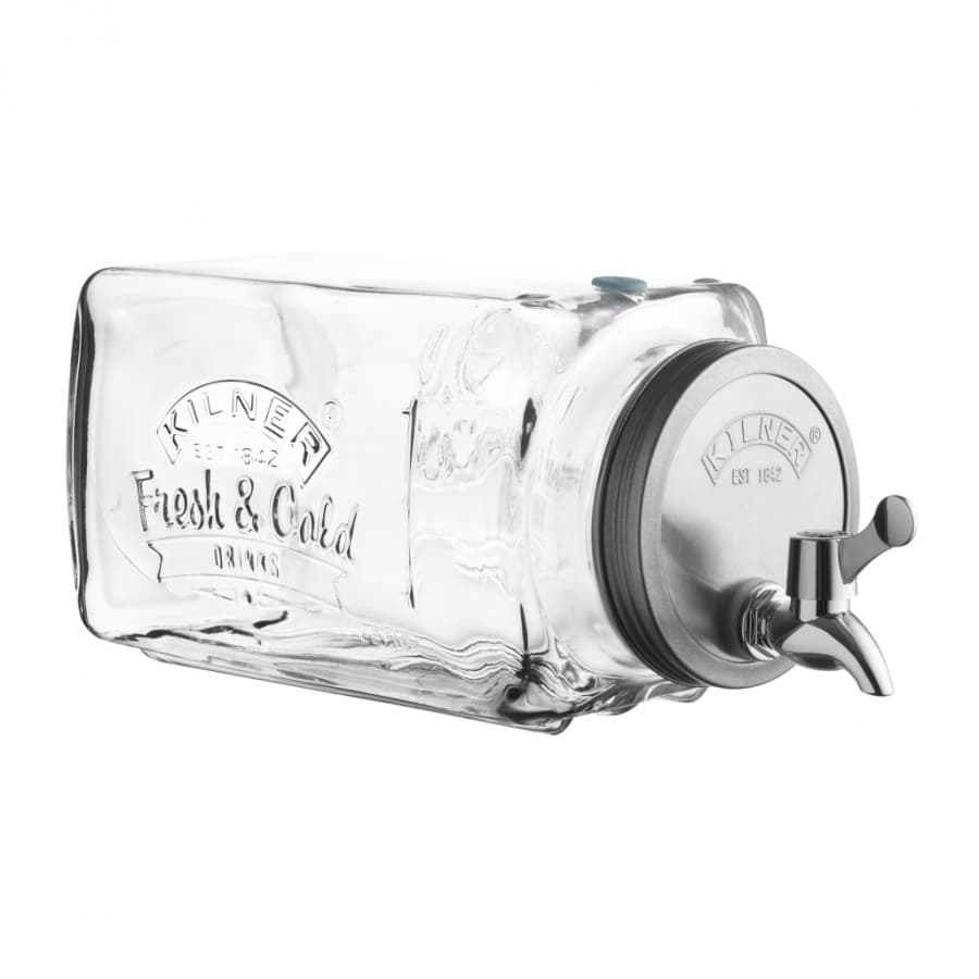 Kilner Infusion Preserving Glass Jar Kombucha Water Dispense Tap Juice ...