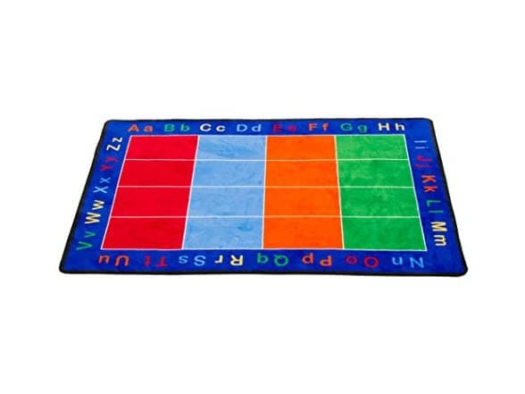 Learning Carpets ABC Squares Rug