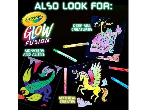 Crayola Glow in The Dark Coloring Set