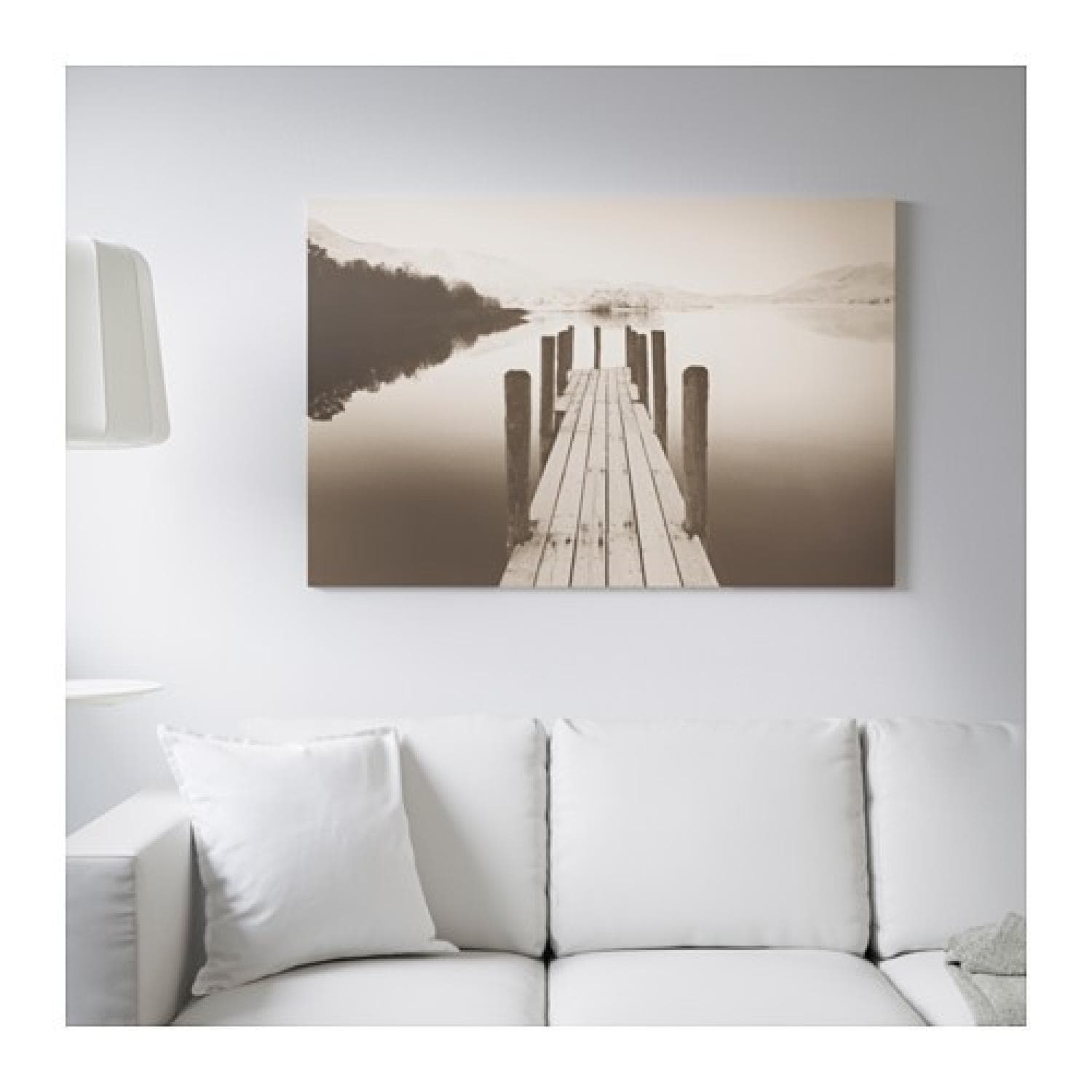 Ikea Bjorksta Large Canvas Art - AptDeco