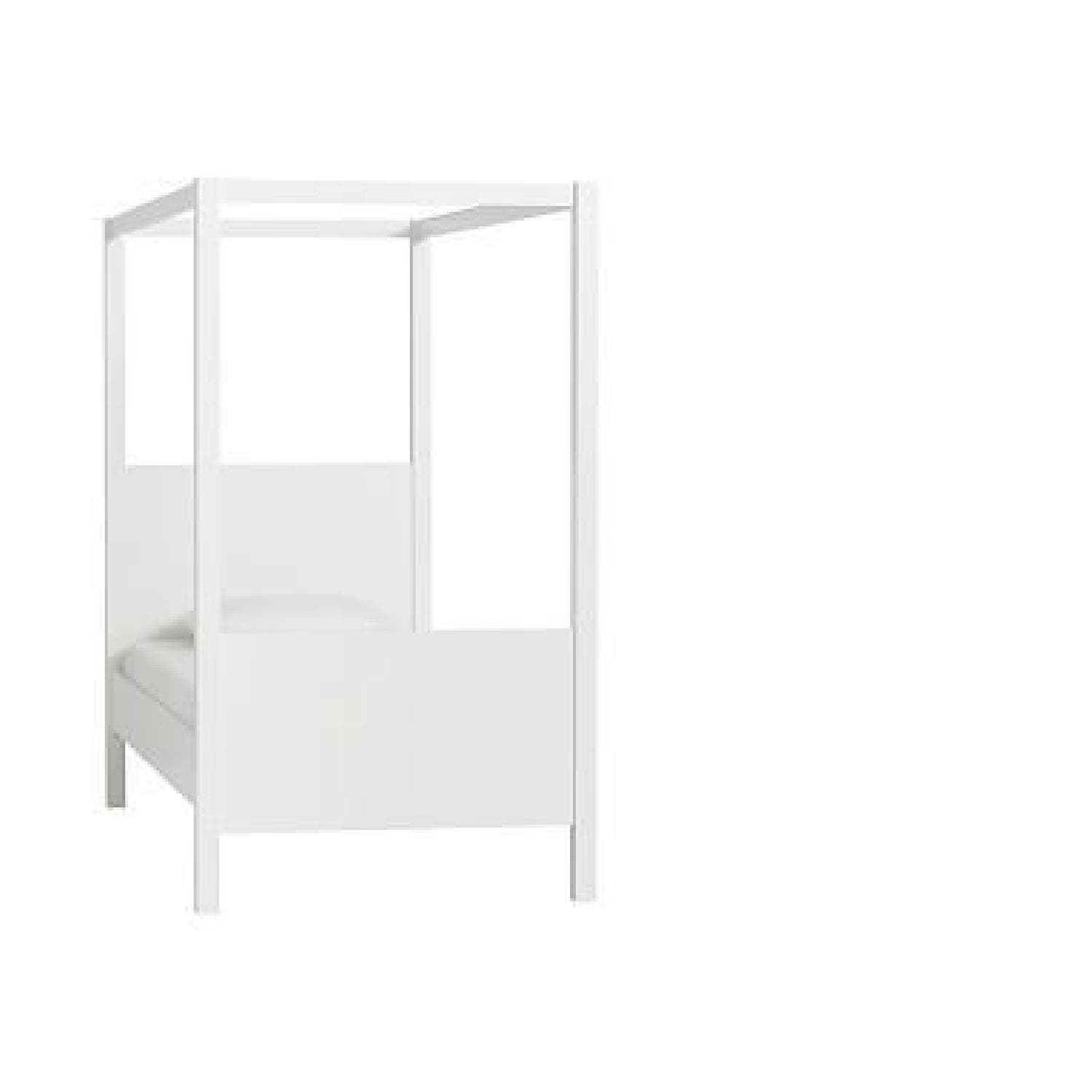 Pottery Barn Kids Hadley Four Poster Canopy Bed Twin w/ Matching ...