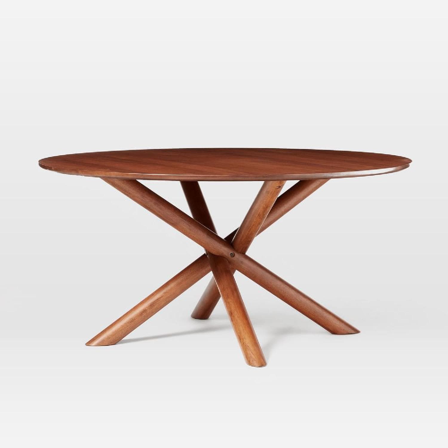 West Elm Round Dining Table - AptDeco