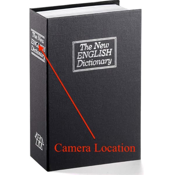 Dictionary Book Safe With 4K UHD Wifi Hidden Nanny Camera