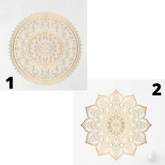 Wall Decor | Mandala Wall Decal Lotus Yoga Studio Om Namaste Boho ...