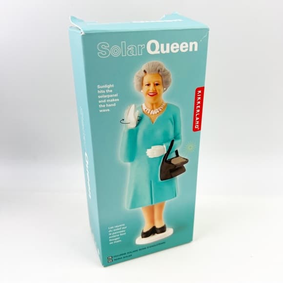 Kikkerland | Accents | Kikkerland Assorted Solar Queen Solar Powered ...