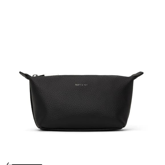 Matt & Nat | Bags | Matt Nat Abbi Mini Vegan Cosmetic Bag Purity Black ...