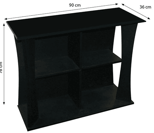 Aqua One Horizon 130 Aquarium Stand Black