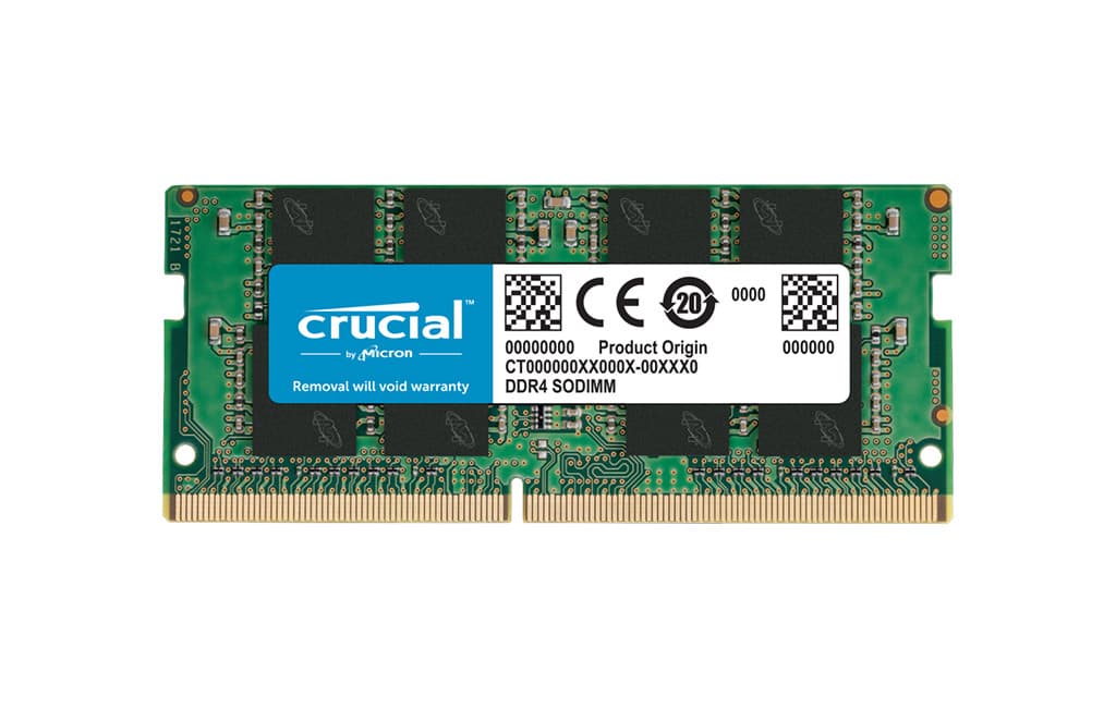 Crucial 16GB DDR4 3200MHz SODIMM Laptop Memory