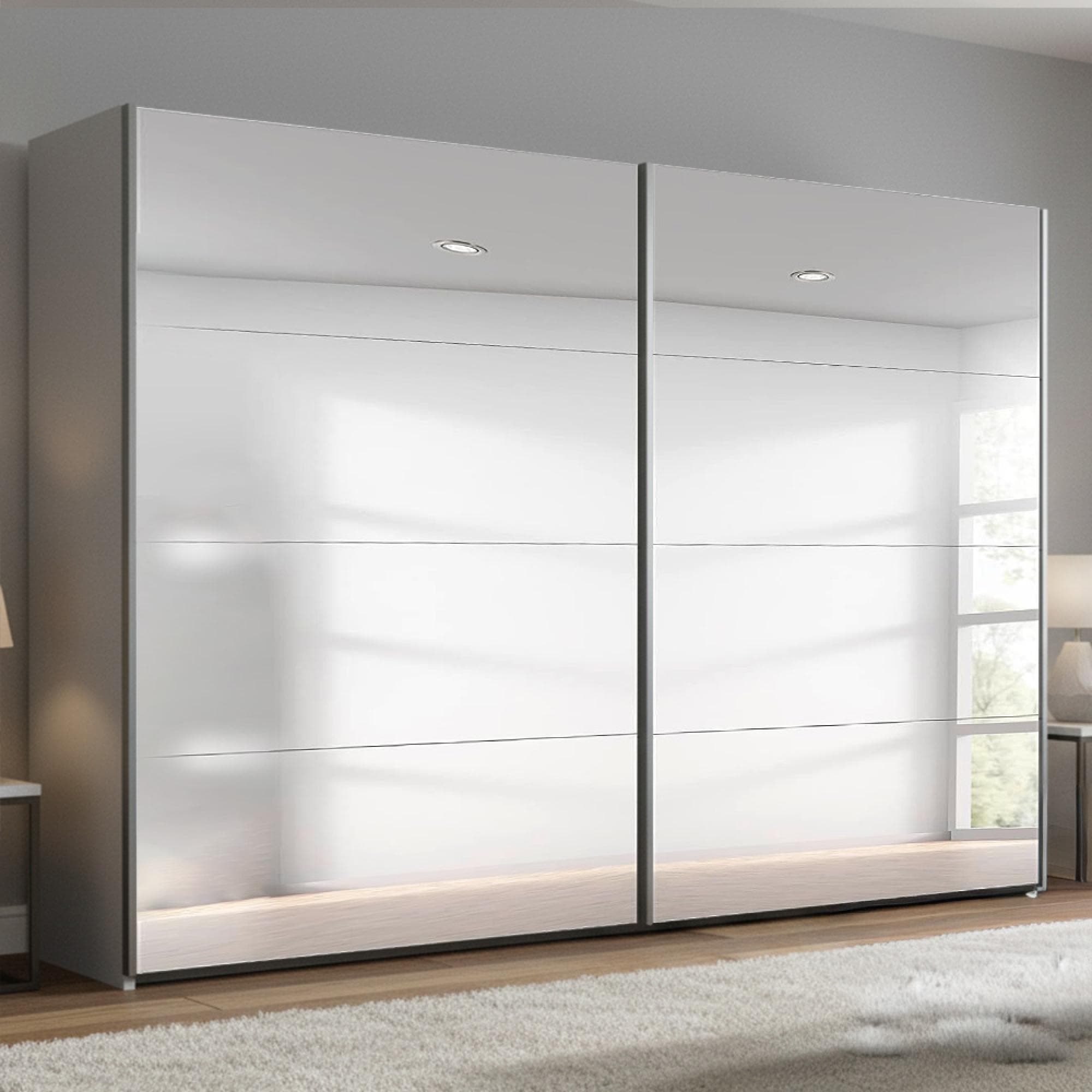 Beluga Extra Sliding Wardrobe - 271cm - 2 Door | Buy Online | CFS UK
