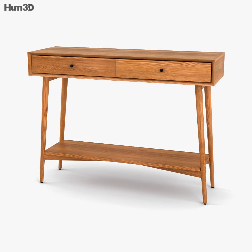 West Elm Console Table Mid Century at Katharyn Cheryl blog