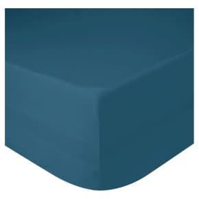 John Lewis Egyptian Cotton Fitted Sheet Teal Single | Waitrose & Partners