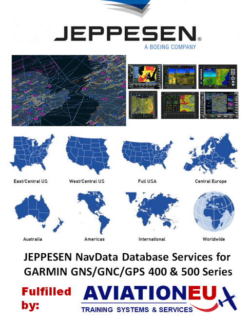 JEPPESEN® NavData® Databases for GARMIN® Navigators GNC®/GNS™/GPS 400/ ...