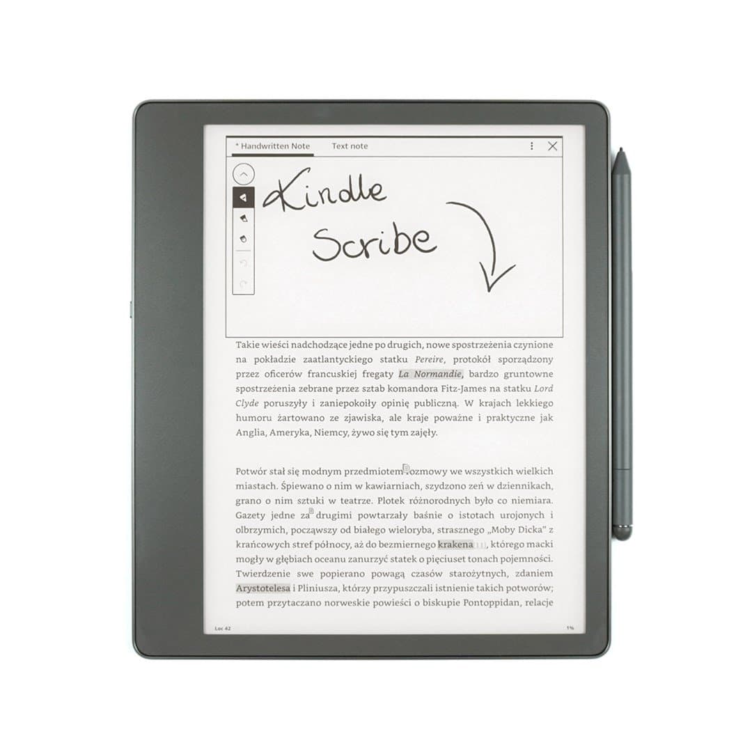 Ebook Kindle Scribe 10.2" 16GB WiFi Premium Pen Grey - Kindle | Sklep ...