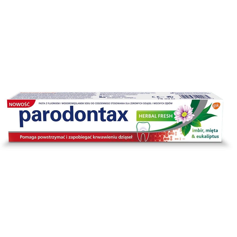 Parodontax Herbal fresh toothpaste pasta do zębów przeciw krwawieniu ...