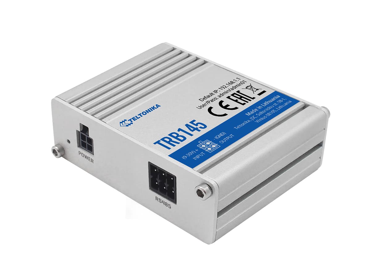 Teltonika TRB145 LTE cat 1 gateway with RS485